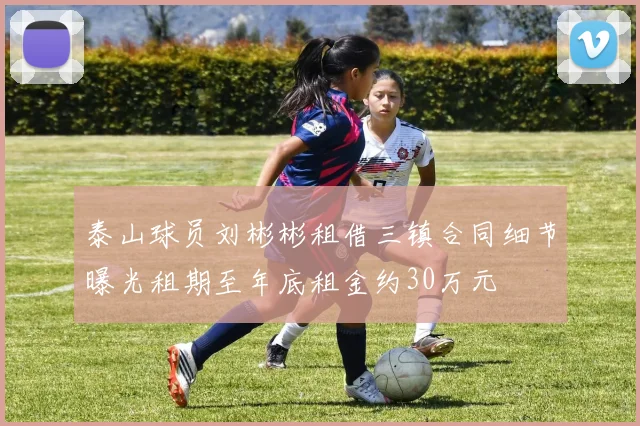 泰山球员刘彬彬租借三镇合同细节曝光租期至年底租金约30万元